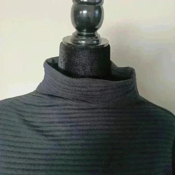 Zara Womens Black Knit Oversized Tunic Dress S - Picture 6 of 10